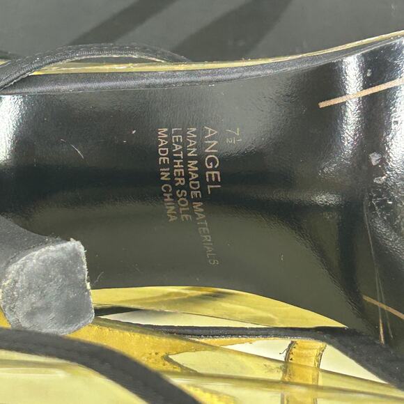 Carlos by Carlos Santana Black Strappy Heels “Angel” – Women’s Size 7.5M - Picture 6 of 11